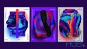Skillshare – Baugasm™ Series #8 – Design Abstract Textures and Poster with Acrylic Paint, Photoshop and Cinema 4D