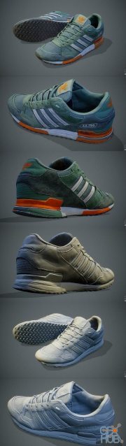 Sneakers (max, fbx, obj)