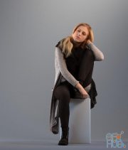 Casual Woman Sitting 02
