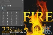 CreativeMarket - Smoke Photoshop Brushes 3678200