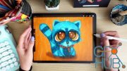 Skillshare – Drawing & Digital Illustration Creating Cute Animal Characters For Beginners In Procreate
