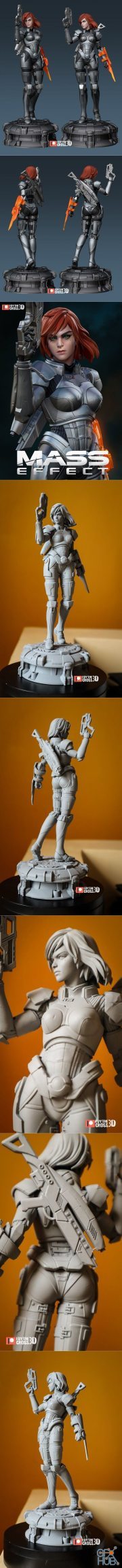 Female Shepard - Mass Effect – 3D Print