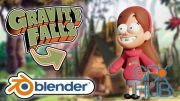 Get Good at Blender: Create a 3D "Gravity Falls" Character