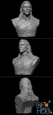 Loki Bust – 3D Print