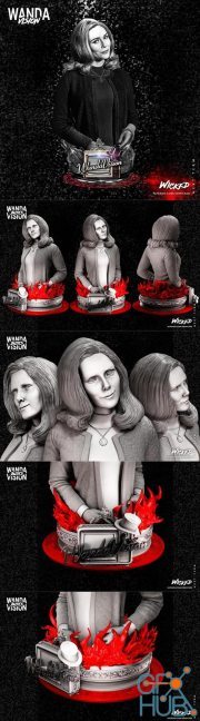 Wicked - Wanda Bust – 3D Print