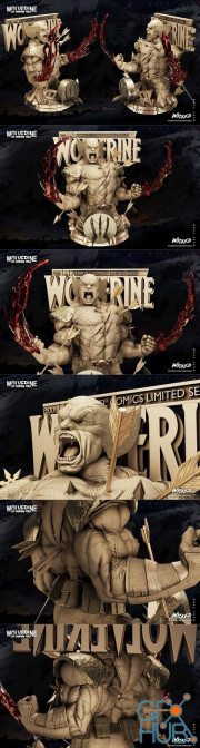 3DWicked Wolverine Bust – 3D Print