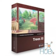 CGAxis Trees 3D Models Collection Volume 100
