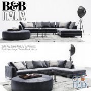 B&B Italia Ray sofa and other items