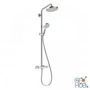 Croma Showerpipe 220 Thermostat by Hansgrohe
