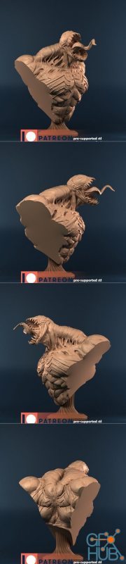 Venom bust – 3D Print