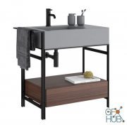 Washbasin with Cabinet Narciso Mini by Cielo