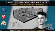 Skillshare – Game Design Concept Art Intro | Digital Environment Drawing | Part 2 | Design Rules & Sketch