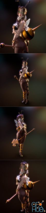 Rush Zilla – Aerith in Dancing Queen Costume – 3D Print