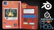 Creating a Pokedex in Blender and Substance Painter