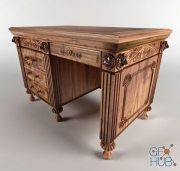 Wooden writing desk