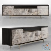 BARNEY Lacquered sideboard vy Visionnaire