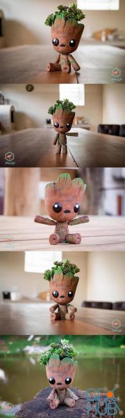 Groot the articulated Planter – 3D Print