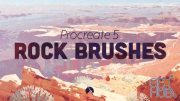 ArtStation Marketplace – ROCK Brushes – 14 Custom Brushes for Procreate 5