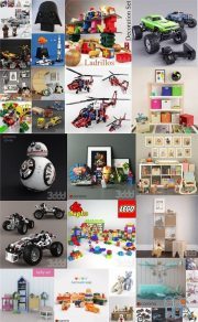 136 3D Childroom Toys and Furniture Collection