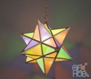 Moroccan star suspended light