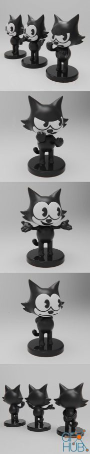 PlaKit Felix The Cat – 3D Print