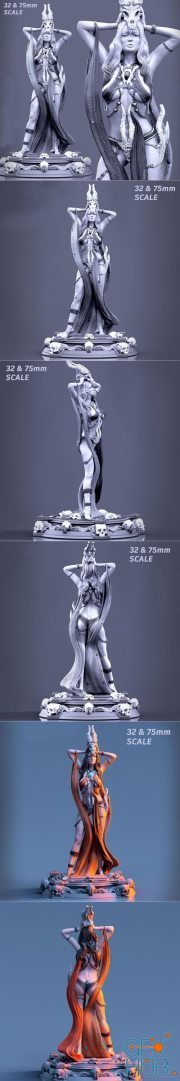 Boneflesh Dragon Necromancer – 3D Print