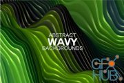 Abstract Wavy Backgrounds
