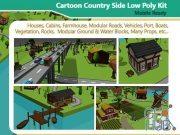 Unity Asset – Big Exterior Cartoon Pack – Happy Cartoon Village v2.1