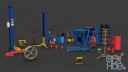 Autoservice Props Pack PBR
