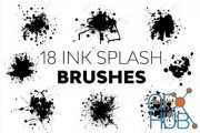 18 Ink Splash Brushes