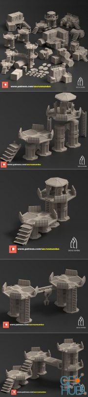 Kyhlden. Hive City Docks – 3D Print