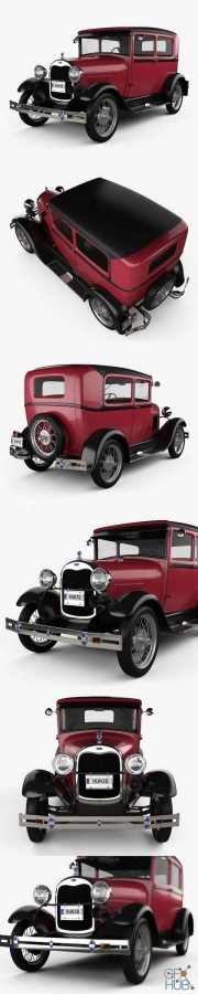 Hum3D | Ford Model A Tudor 1929