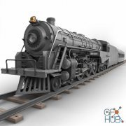 TurboSquid – Berkshire Steam Locomotive