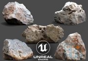 Cubebrush – UE4 Photogrammetry 3D Scan Stone Pack VOL 1