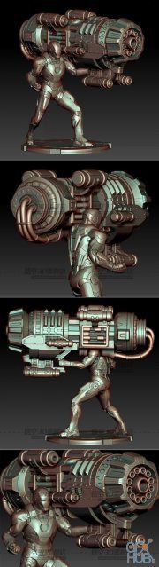 Iron Man MK7 Proton Cannon – 3D Print