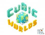 CG Boost Academy – Cubic Worlds – Create Stunning Low Poly Animations in Blender (Update July 2022)