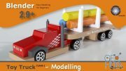 Modelling a Toy Truck made easy Using Blender 3D. Class 1 - Modelling.