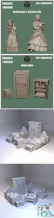 Tiny Furniture January 2022 – 3D Print