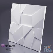Gypsum 3d panel ROCK from Artpole