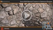 Gumroad – Stone Wall Material Creation in Substance Designer