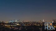 MotionArray – A Cityscape View Of Paris At Night 998672