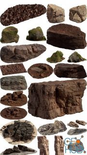 Megascans - 3D Rocks of Nordic Collections