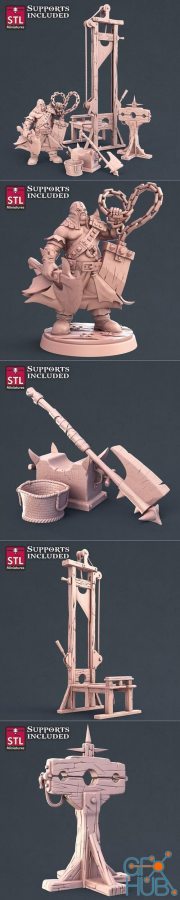 STL Miniatures - Executioner Set – 3D Print