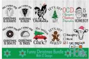 CF - Funny Christmas SVG Bundle 447436