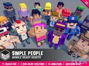 Unity Asset – Simple People – Cartoon Characters