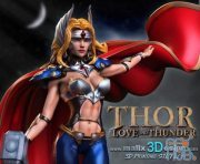 Lady Thor character (STL)