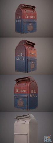 Mailbox 3D PBR