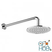 Wall Round Rain Shower Head 206 and 247 mm by Laufen