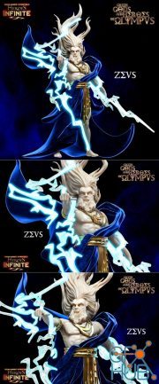 Heroes Infinite - Zeus – 3D Print