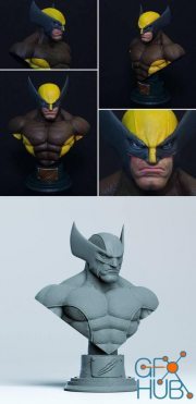 Wolverine Bust – 3D Print